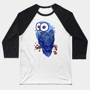 Owls blue Baseball T-Shirt